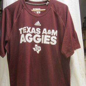 ADIDAS TEXAS A&M AGGIES, XL, TSHIRT